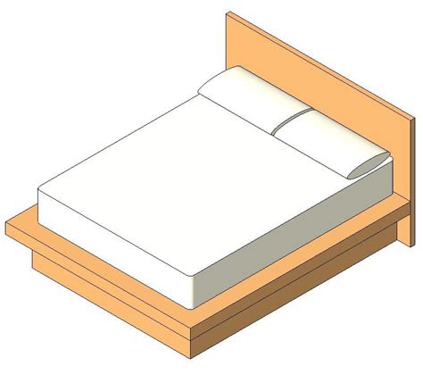 Bed 3d Dwg Model For Autocad • Designs Cad