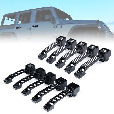 Xprite 3PC 5PC Aluminum Exterior Door Handles Kit For 2007 2018 Jeep