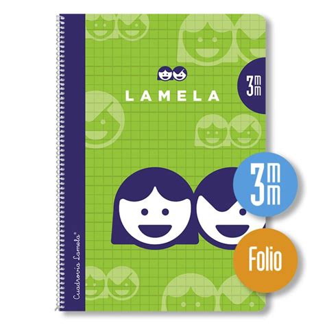 Cuaderno Lamela A4 Muelle Tapa Blanda 3mm