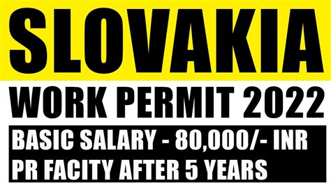 2022 Slovakia Work Permit Visa 2022 Slovakia Work Visa 2022 Jobs In