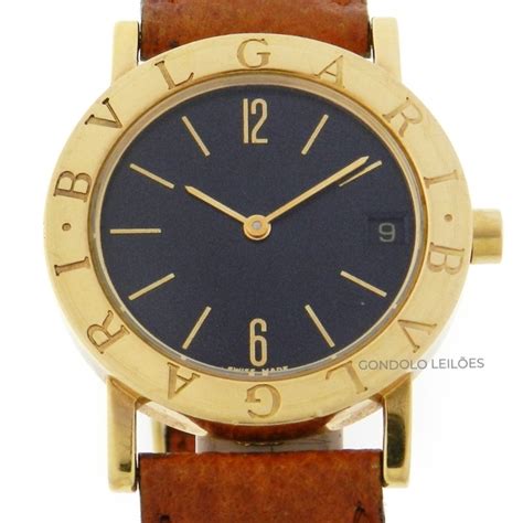 Relógio Bulgari Bvlgari BB30 Caixa em Ouro Amarelo 18