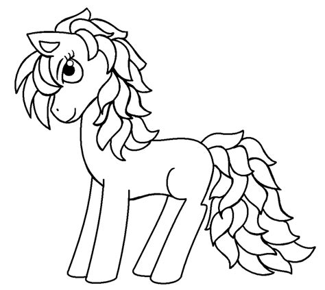 Pony Outline 6 by Pony-Paradice on DeviantArt