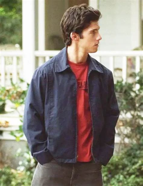 Gilmore Girls Jess Mariano Blue Cotton Jacket