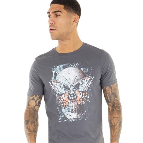 Buy Fluid Mens Skull Print T Shirt Irongate