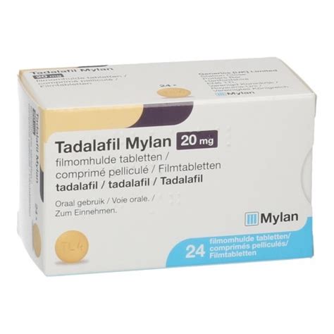 TADALAFIL MYLAN 20MG FILMOMH TABL 24 X 20MG Apotheek Van Symaeys