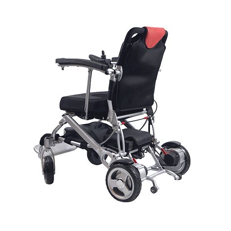 Aluminium Lithium Battery Folding Lightweight Motorized Electric Power Wheelchair For Disability