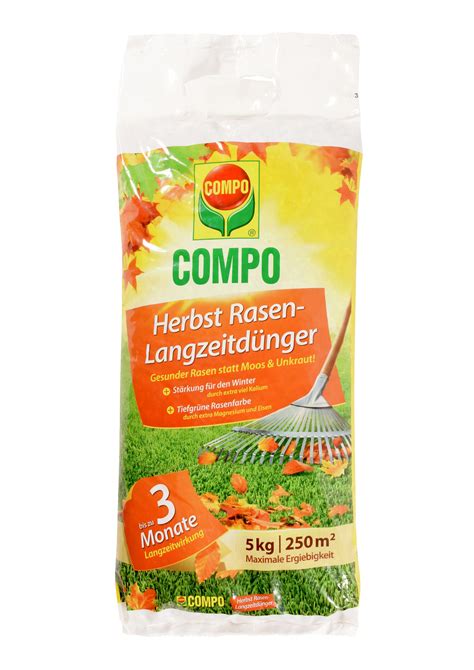 Compo Herbst Rasen Langzeitd Nger Kg F R Qm Kg