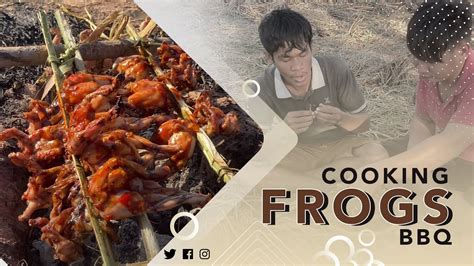 Primitive Technology Eating Delicious Cooking Frogs Bbq Youtube