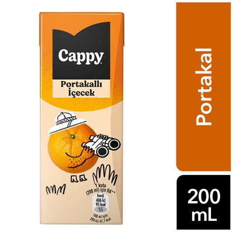 Cappy Portakallı İçecek Karton Kutu 200 ML Migros