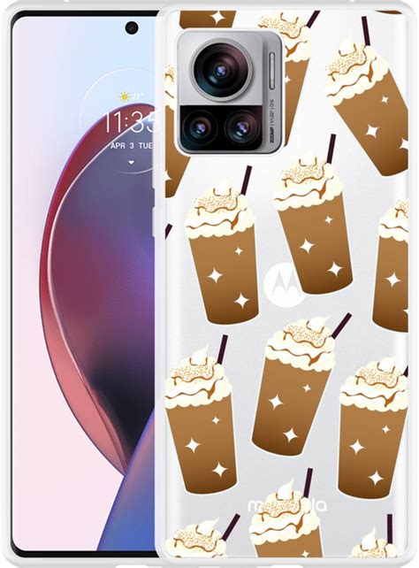 Cazy Hoesje Geschikt Voor Motorola Edge 30 Ultra Frappuccino S Bol