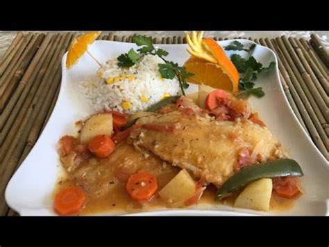 FILETE DE PESCADO A LA NARANJA DELICIOSA RECETA YouTube