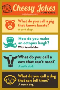 101+ Best Cheesy Jokes For Kids (For Fun & Laughs!) | ListCaboodle