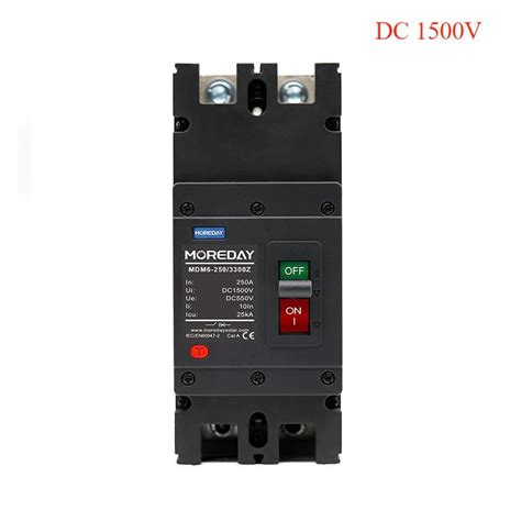 DC Moulded Case Circuit Breaker MCCB 2p 3p 4p 1000V Solar Energy