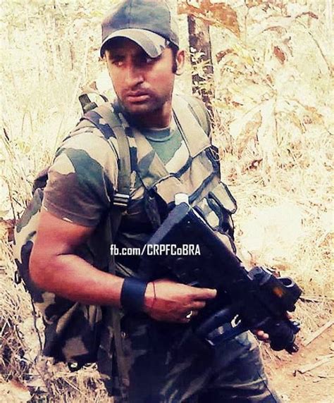 An Indian Crpf Cobra Commando In Red Corridor Commando Marine