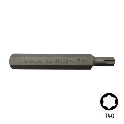 BIT TORX ENCAIXE 10 X75 T40 Statron Ferramentas TEL 11 4148 5616