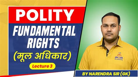 Indian Polity Fundamental Rights Lecture Indian Constitution