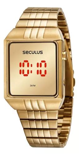 Reloj Digital Seculus Gold Square Para Mujer MercadoLibre