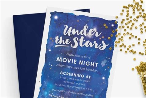 15+ FREE Movie Night Invitation Template PSD Download - Graphic Cloud