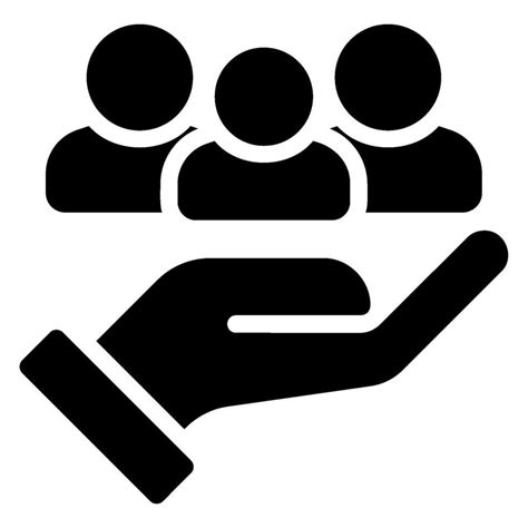 Human Resources Glyph Icon 44608942 Vector Art At Vecteezy