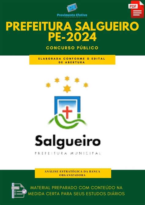 Provimento Efetivo Concursos Apostila Pref Salgueiro Pe N Vel