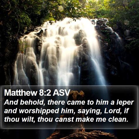 Matthew 8 2 Asv Bible Verse Pictures