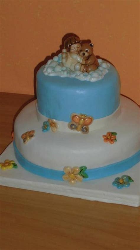 Cake Angel And Teddy Bear Thun Decorated Cake By Conte Cakesdecor