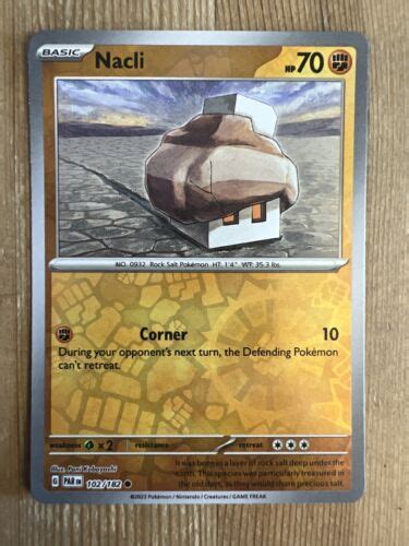 Pok Mon Tcg Nacli Paradox Rift Reverse Holo Common Ebay