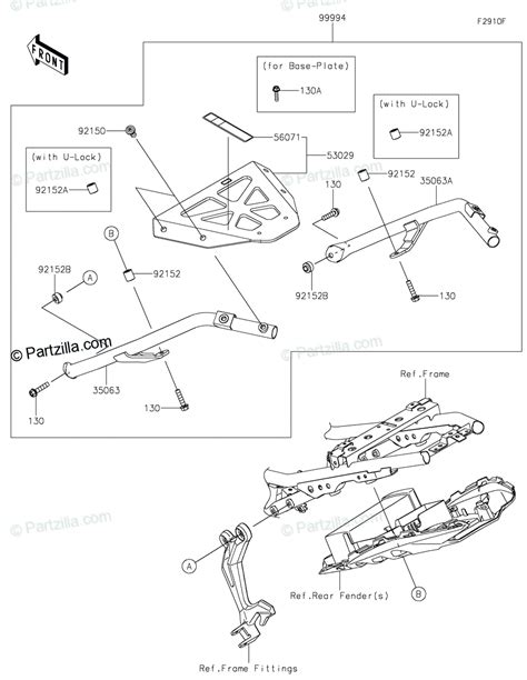 Kawasaki Motorcycle 2017 OEM Parts Diagram for Accessory(Topcase ...