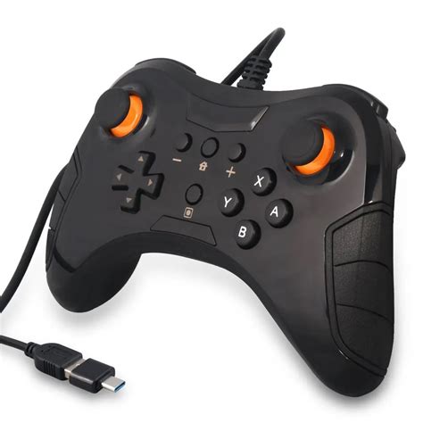 USB Kablolu Oyun Gamepad Joystick ile 1 5 m Kablo uzunluğu Nintendo