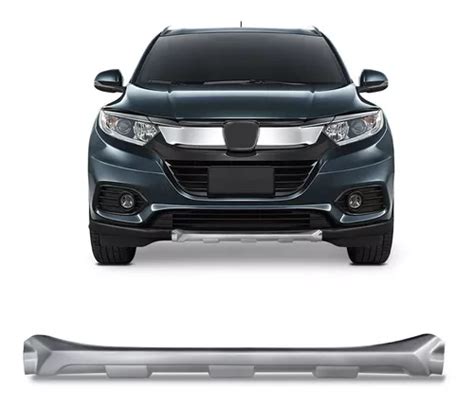 Aplique Protetor Dianteiro Honda Hr V Prata Aluminium