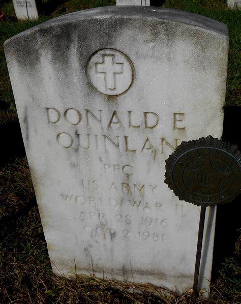 Donald Elmo Quinlan 1916 1981 Mémorial Find a Grave