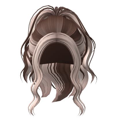 Two Tone Preppy Ponytail Brown Blonde Roblox Item Rolimon S