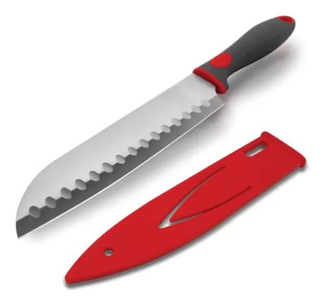 Cuchillo Santoku Acero Inoxidable Mango Polipropileno Chef Mercadolibre