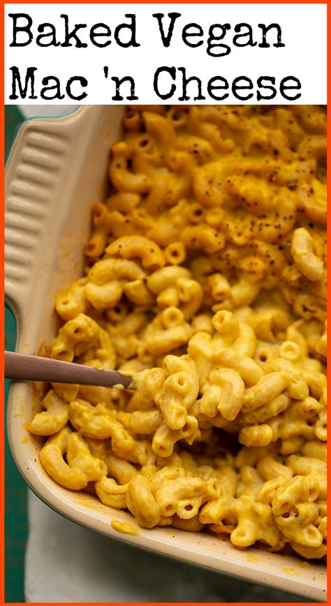 Vegan Baked Mac N Cheese Recipe Vegan Baking Mac N Cheese