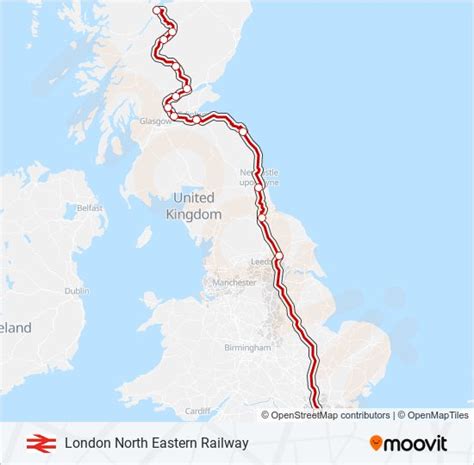 London North Eastern Railway Route Schedules Stops Maps Inverness