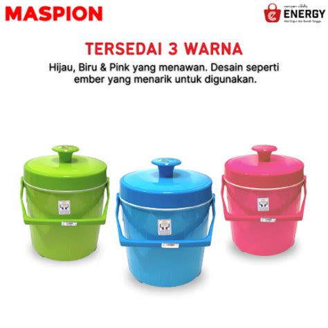 MASPION RICE ICE BUCKET 6 LITER Energy Bali