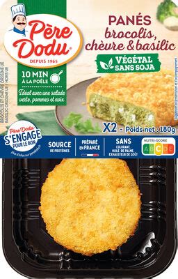 Pané Brocolis Chèvre Père Dodu 180 g X2