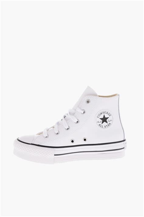 Converse KIDS ALL STAR CHUCK TAYLOR Leather High Top Sneakers boys ...