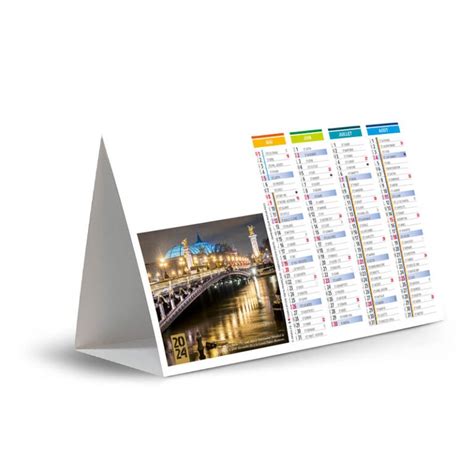 Calendrier Publicitaire Chevalet De Comptoir Tous Sur Le Pont Ms