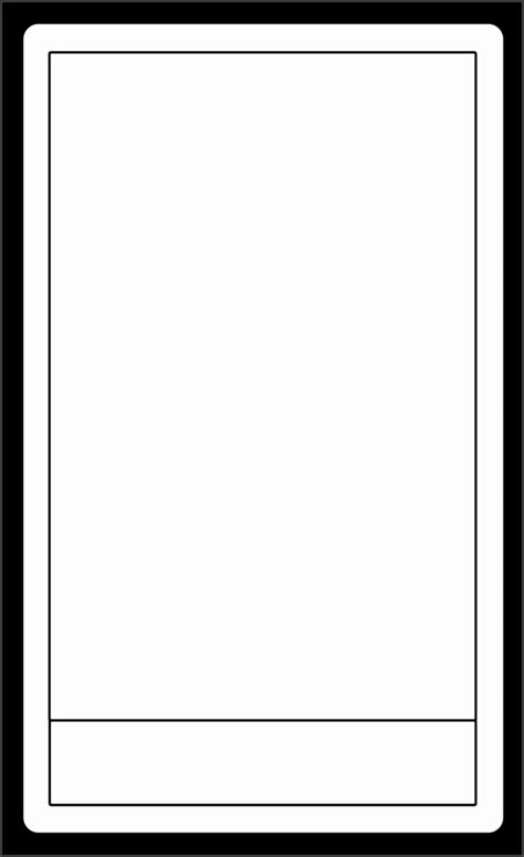 Printable Blank Trading Card Template Printable Templates