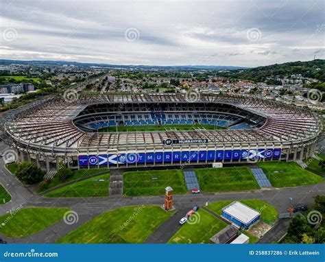 Murrayfield Stadium In Edinburgh Edinburgh Scotland October 4 2022 Editorial Photo Image