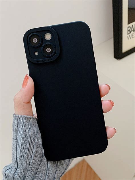 Plain Phone Case | Black iphone cases, Phone cases, Case