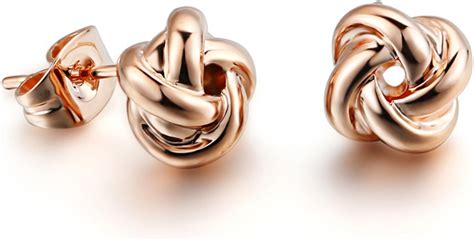 Details 81 Rose Gold Knot Stud Earrings Latest Esthdonghoadian