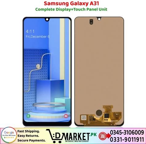 Samsung Galaxy A31 Lcd Panel Price In Pakistan Dmarketpk