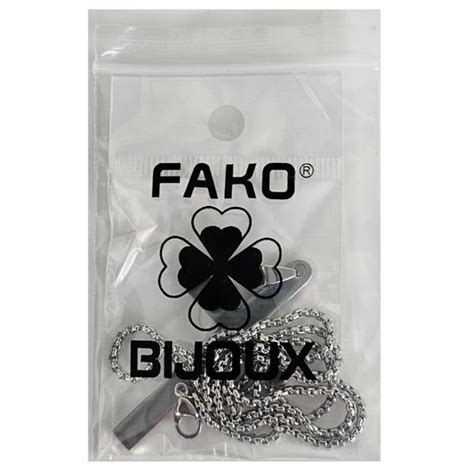 Fako Bijoux Ketting Met Kruisje Dlx Kruis X Mm Stainless