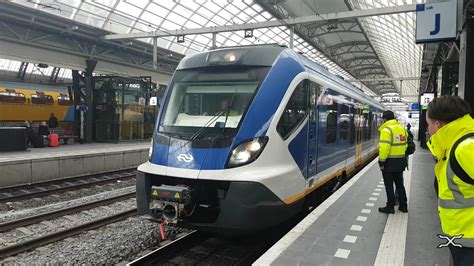 NS SNG 3x CAF Civity Sprinter Nieuwe Generatie Testrit Van Amsterdam