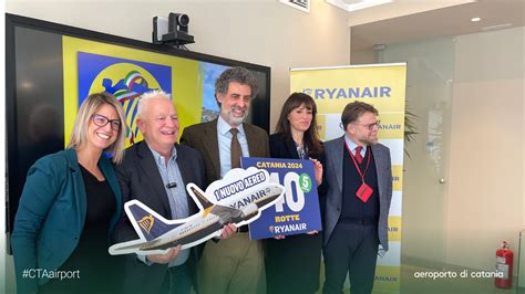 Nuove Rotte Internazionali Di Ryanair A Catania Le Destinazioni