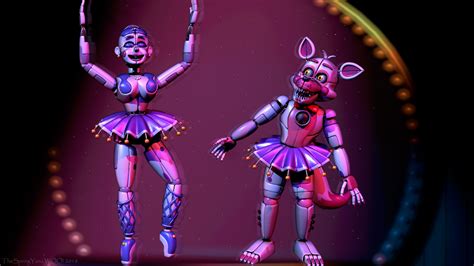 Ballora Teaches Funtime Foxy C D Fnaf By Thespringyanawoo On Deviantart