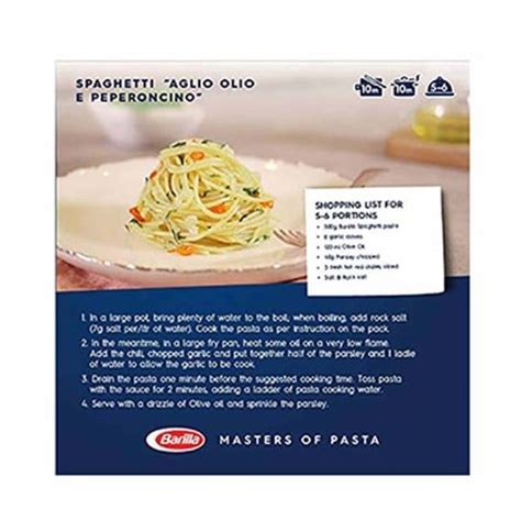 Buy Barilla N5 W Wheat Spaghetti 500GR Online Shop Food Cupboard On