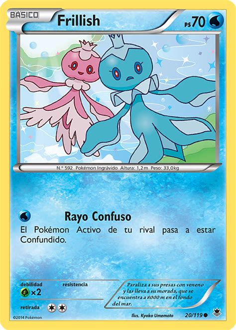 Frillish Fuerzas Fantasmales TCG WikiDex la enciclopedia Pokémon